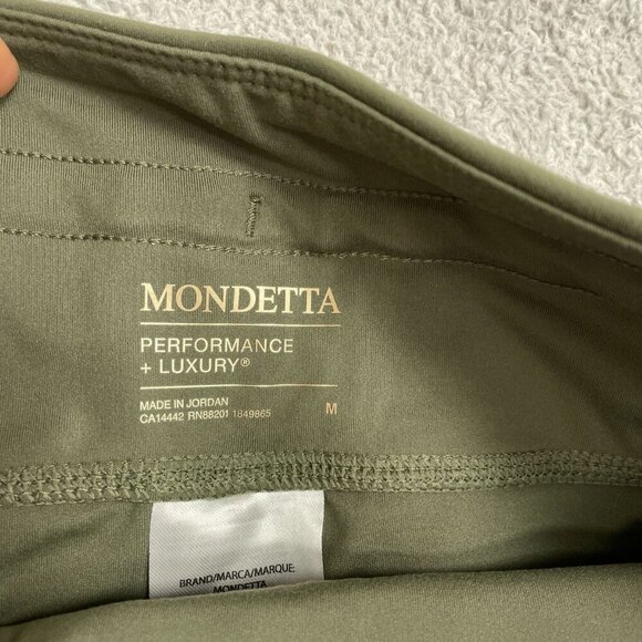 NEW Mondetta Women's M Olive Green Cropped Pants M0405 - Picture 7 of 12